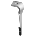 Нож ротационной бороны Rabewerk с 2x твердым сплавом DKG 0034D (правый) | DKG 0034D, DKG 0034-3D