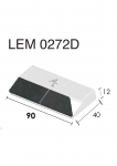 Долото культиватора приварноe LEM 0272G (40x90x12 мм) Agricarb