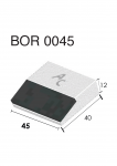 Долото культиватора приварноe BOR 0045 (40x45x12 мм ) Agricarb