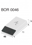 Долото культиватора приварноe BOR 0046 (70x45x14 мм) Agricarb