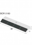 Долото культиватора приварноe BOR 0180 (40x180x12 мм) Agricarb