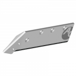 Лемех плуга Gregoire-Besson 14" с твердым сплавом SBG 0423-12MG (левый)