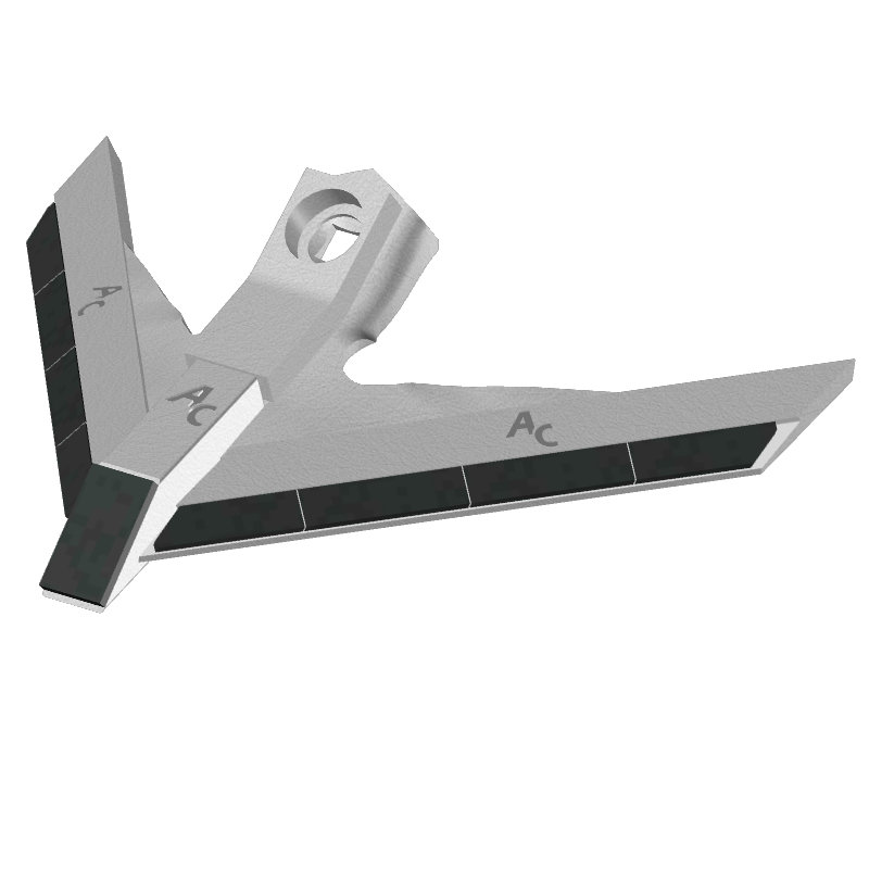Лапа односторонняя стрельчатая STL 4356 Agricarb